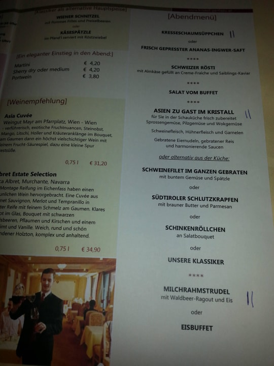 Wer die Wahl hat... Verwöhnhotel Kristall