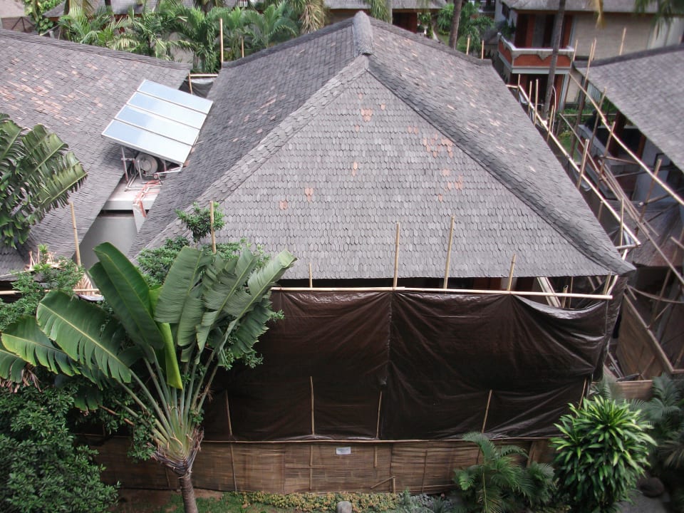 Blick vom Zimmer 9307 auf die Baustelle Bali Mandira Beach Resort & Spa