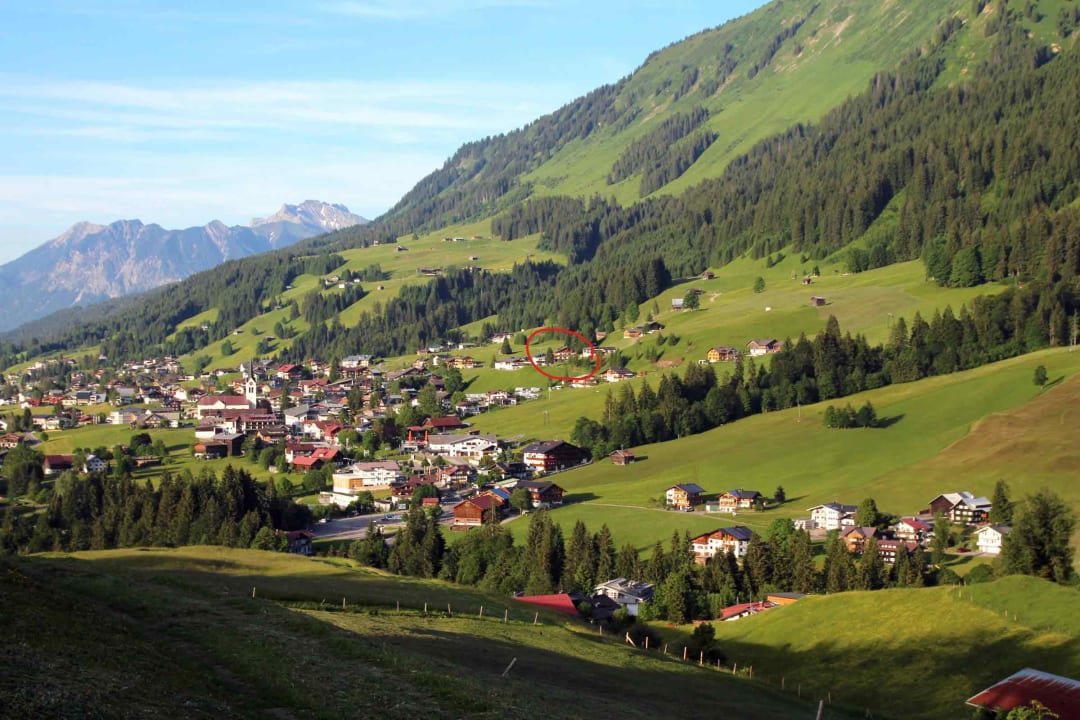 Außenansicht Gästehaus Wiesengrund - daHEIM auf der Riezler Höh'!