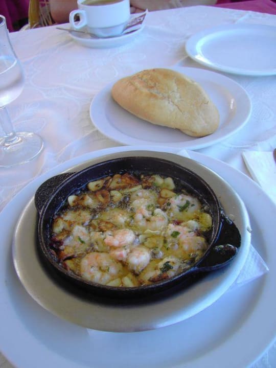 Krabben in Knoblauchöl Hotel Europalace