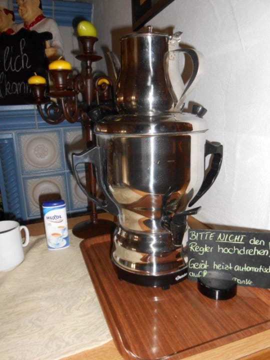 Teekessel im Großen Speisesaal Landgasthof Zum Jossgrund