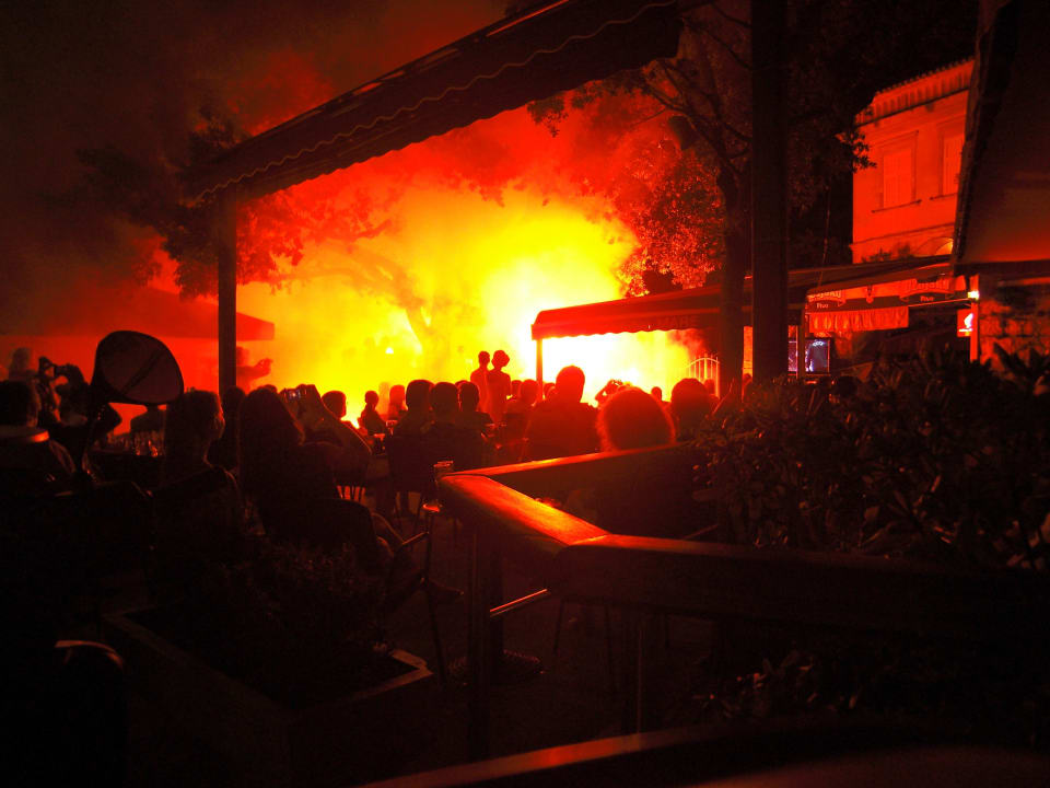 Kroatische Feier im Cafe bei EM 2012 Haus Magdalena