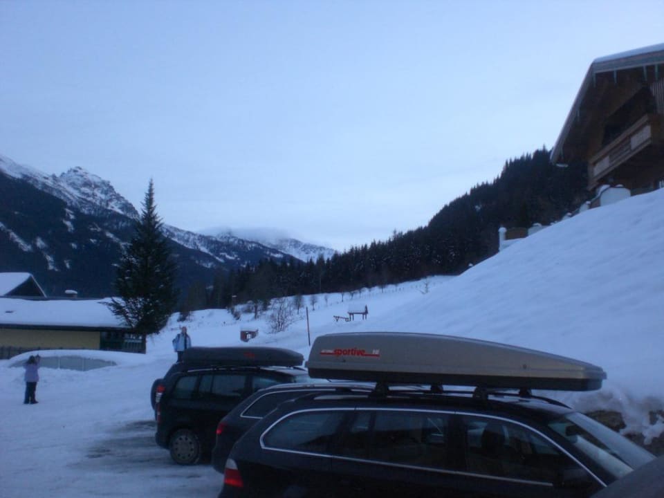 Ausblick vom Hoteleingang Natur-& Familienhotel Der Stieglerhof