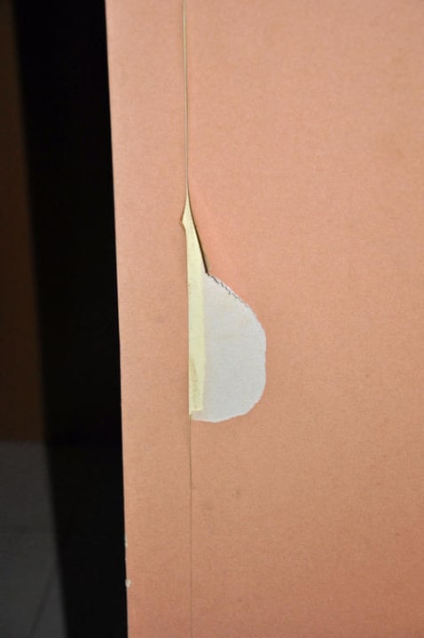 Abgerissene Tapete Hotel Oasis