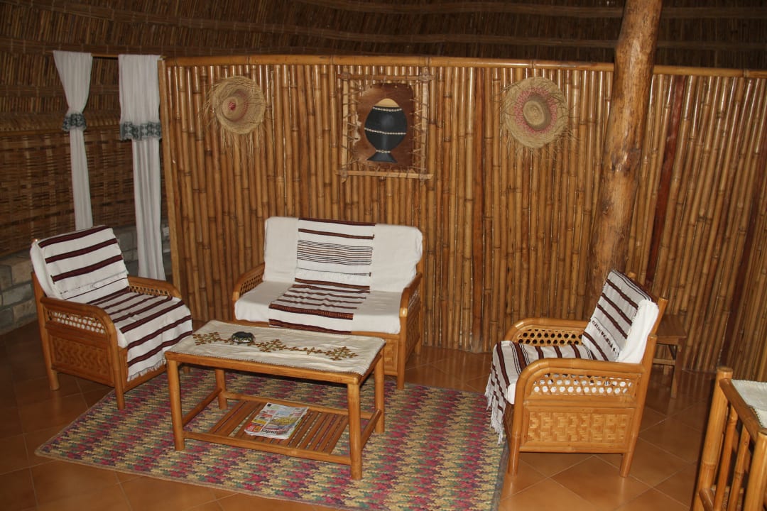 V každém tukulu jsou dvě ložnice Aregash Lodge