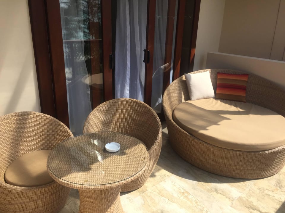 Balkon unseres Zimmers Summer Island Maldives