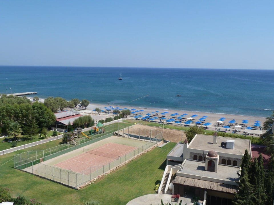 Výhled z pokoje Olympos Beach Hotel