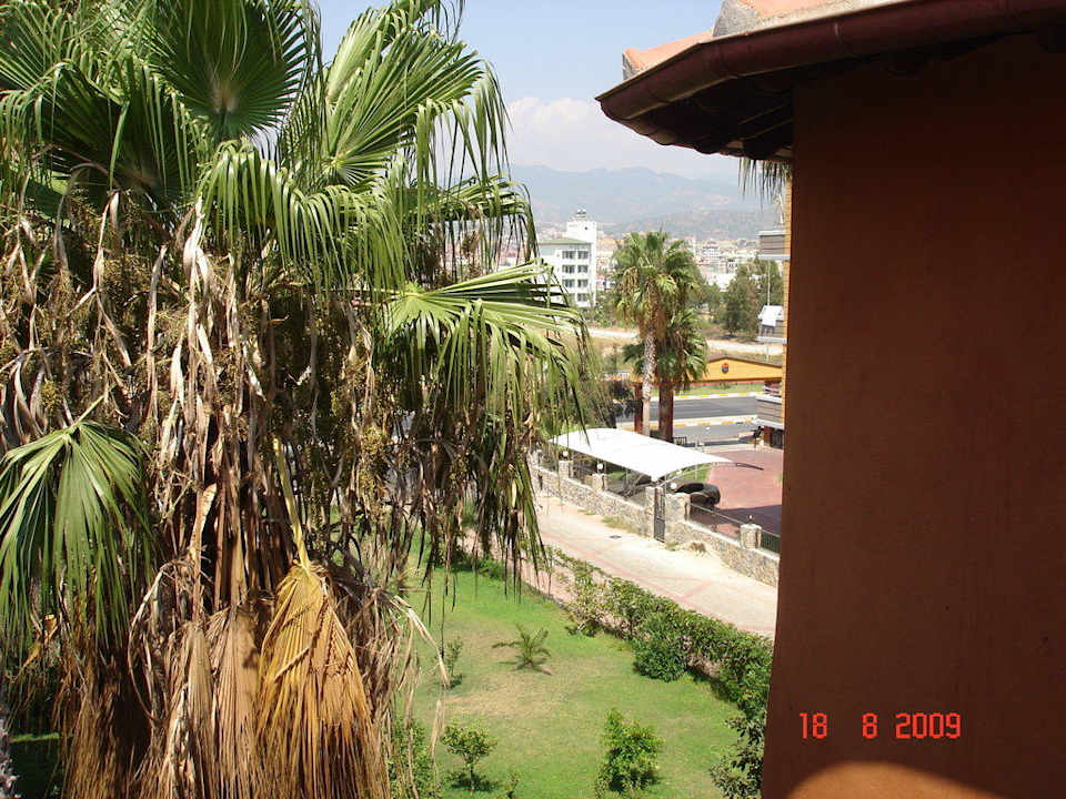 Ausblick von Treppenhaus Club Turtas Beach Hotel