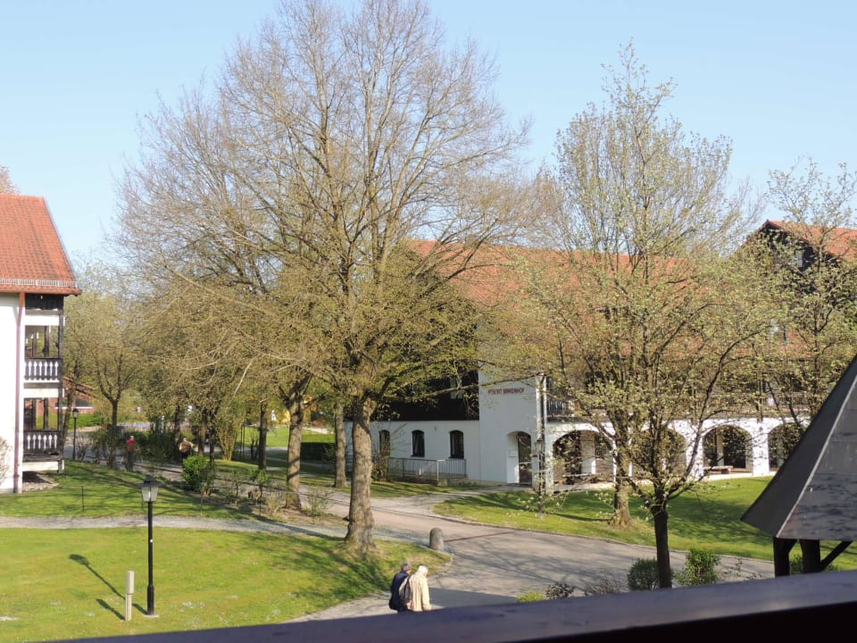 Blick vom Balkon Appartementhaus Rottalblick