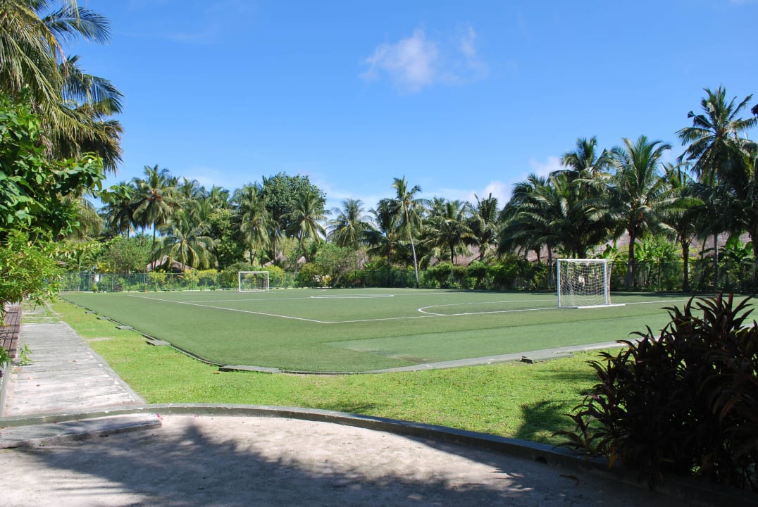 Fussballplatz Kuramathi Maldives