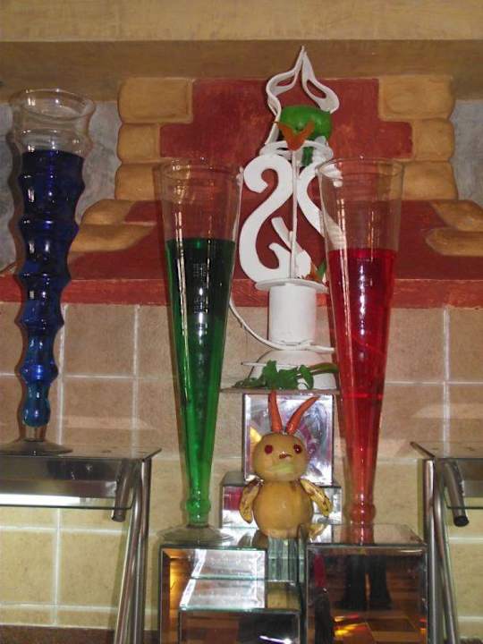 Украшения в ресторане Pickalbatros Alf Leila Wa Leila Resort - Neverland Hurghada