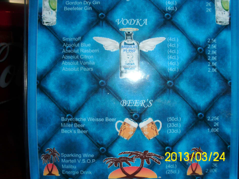 Extras an der Bar Megasaray Club Belek