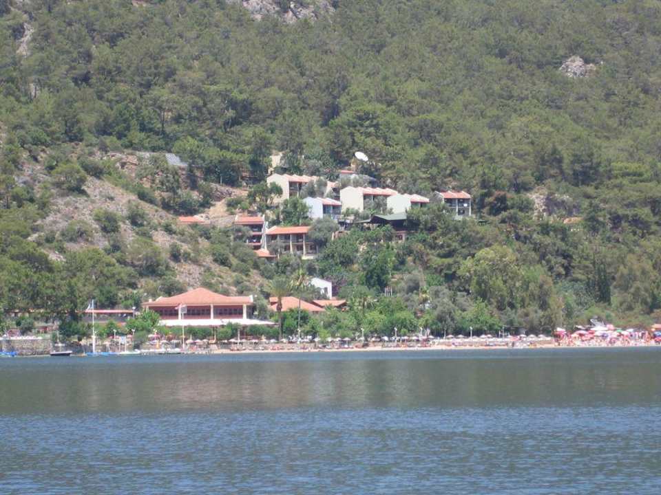 Hotel von der Lagune aus gesehen Hotel Meri