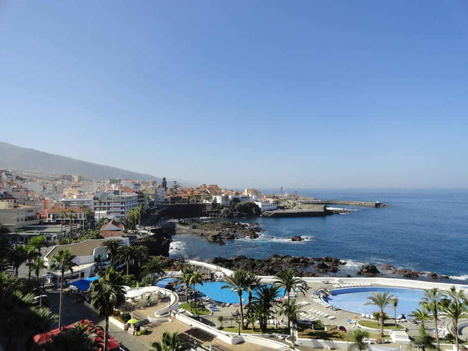 Ausblick von der Dachterrasse (Poolanlage) Hotel ValleMar