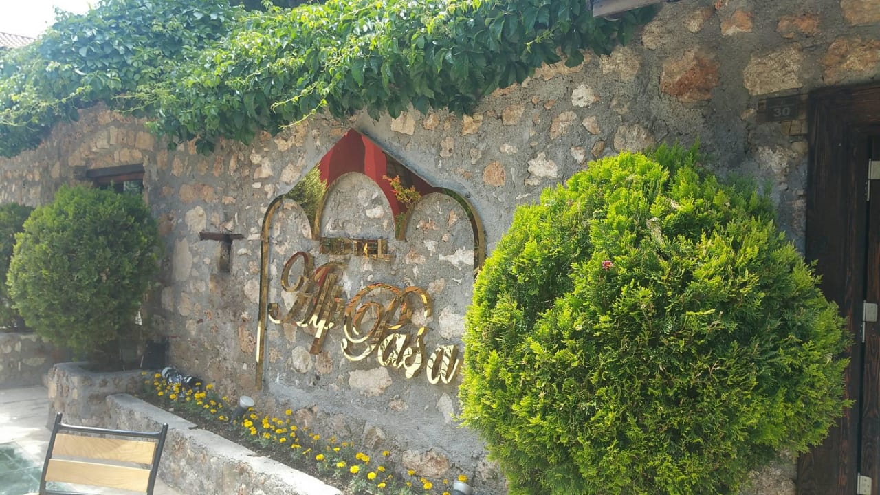 Hoteleingang Alp Pasa Hotel - Special Class