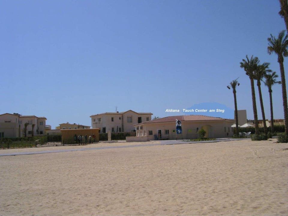 Das Aldiana Tauch-Center  am Steg Cleopatra Luxury Resort Makadi Bay