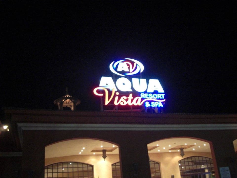 Eingangsschild Pickalbatros Aqua Vista Resort - Hurghada