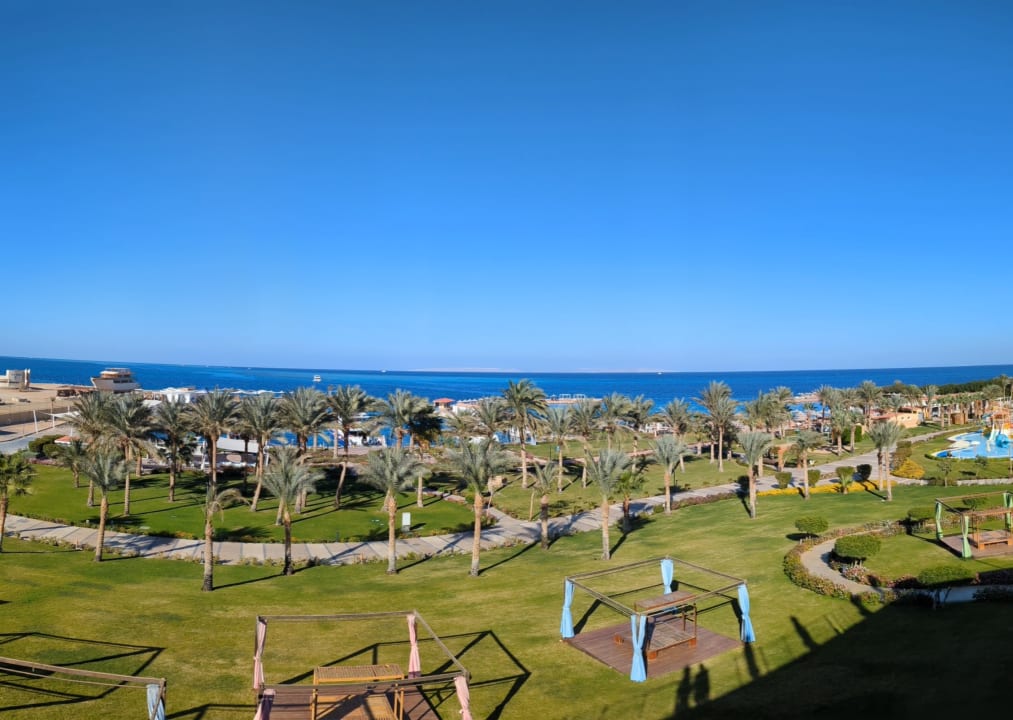 Ausblick Hilton Hurghada Plaza