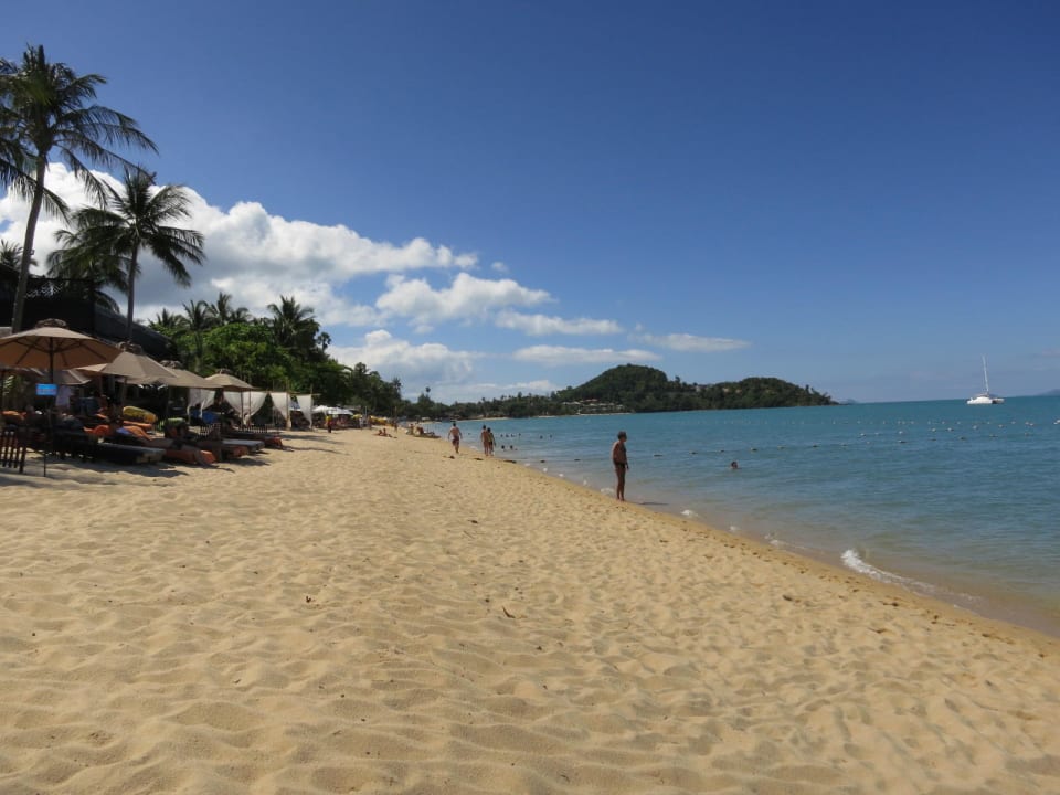 Strand nach links Bo Phut Resort & Spa