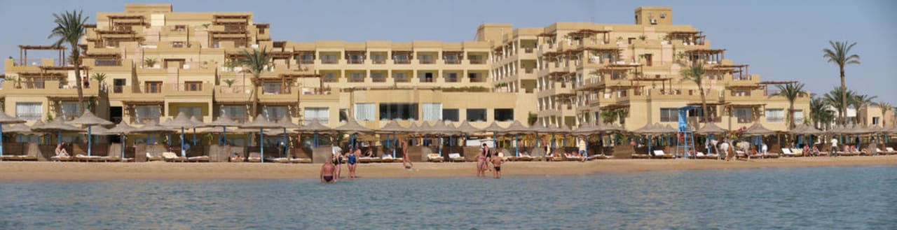 Panoramaansicht mit Strand vom Meer Imperial Shams Abu Soma