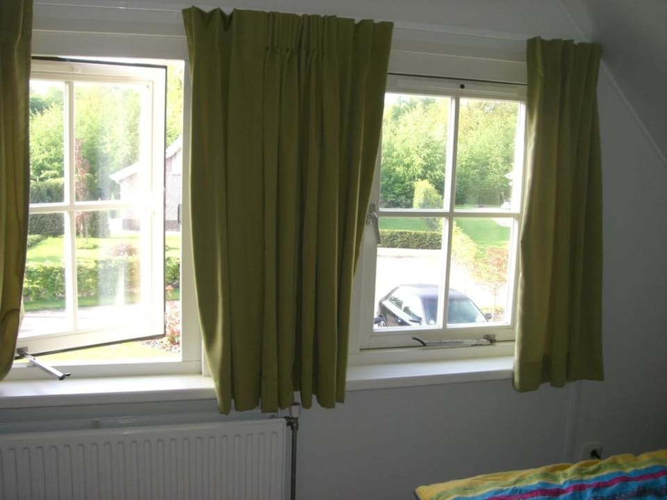 Aus dem Schlafzimmerfenster Buitengoed Het Lageveld Ferienhäuser/Villas Hoge Hexel