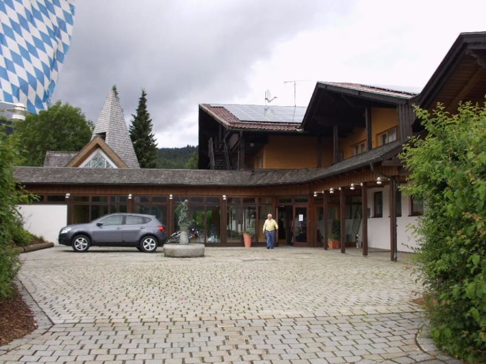 Eingangsbereich Landhotel Arber Wellness