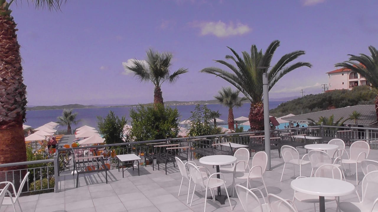 Ausblick Akrathos Beach Hotel