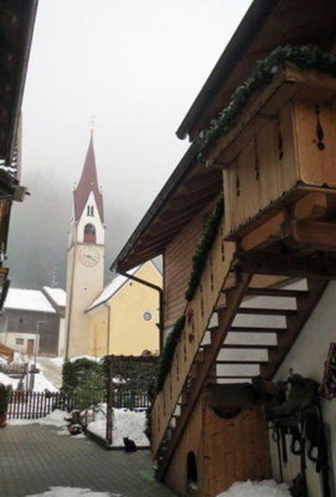 Aufgang zur Ferienwohnung Apartments Luggis Hof