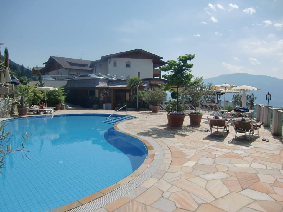 Swimmingpool beheizt Hotel Panorama