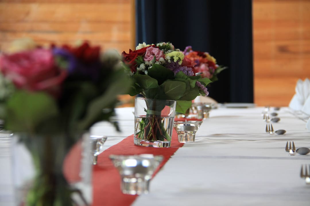 Liebevolle Tischdeko Familienfeier Seehörnle Bio Hotel & Gasthaus