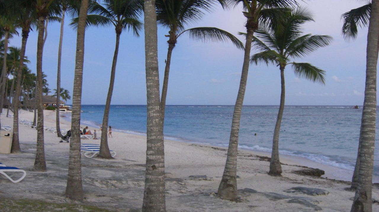 Hauptstrand nach Sonnenuntergang Club Med Punta Cana