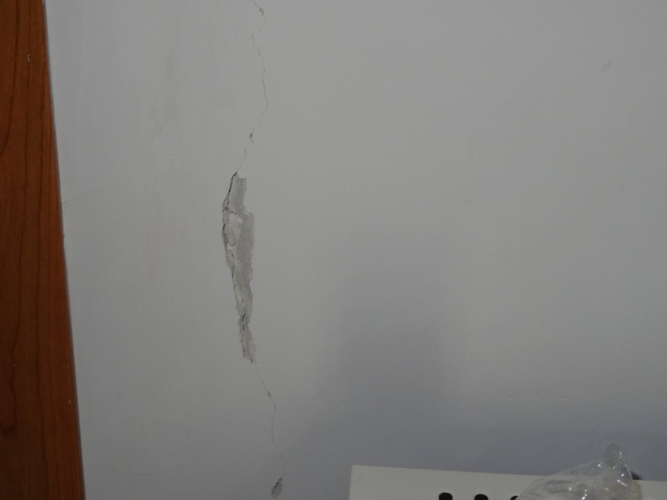 Riß im Putz Hotel Fontana