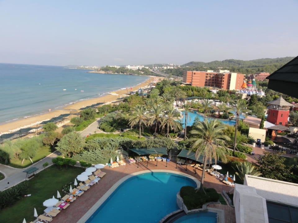 Widok z hotelu AQI Pegasos Royal