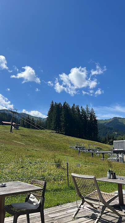 Ausblick Holzhotel Forsthofalm