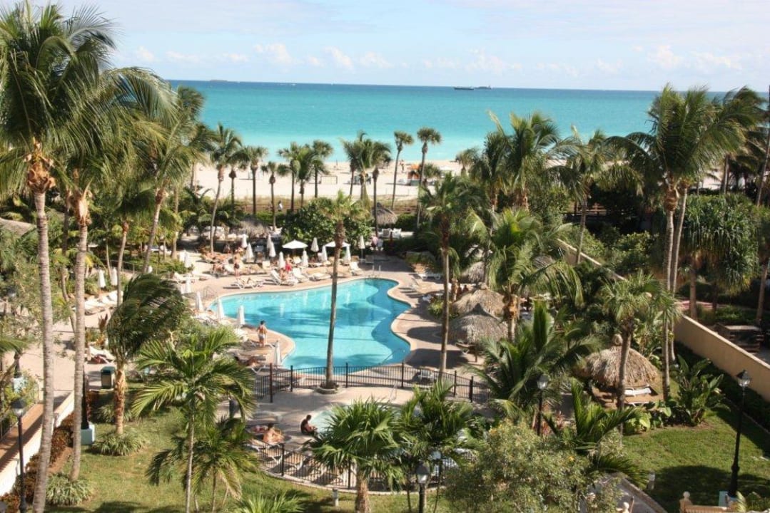 Blick vom Balkon Hotel Riu Plaza Miami Beach
