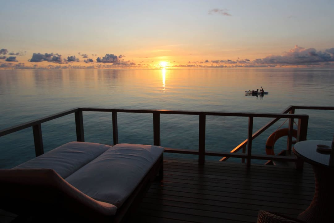 Terrasse Wasservilla Summer Island Maldives