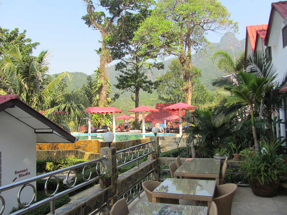 Außenterrasse Hotel Top Resort