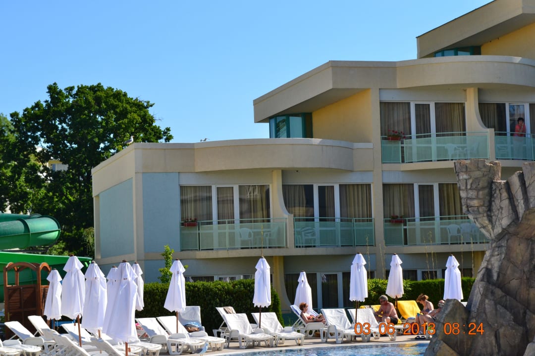Blick auf unser Zimmer DAS Club Hotel Sunny Beach
