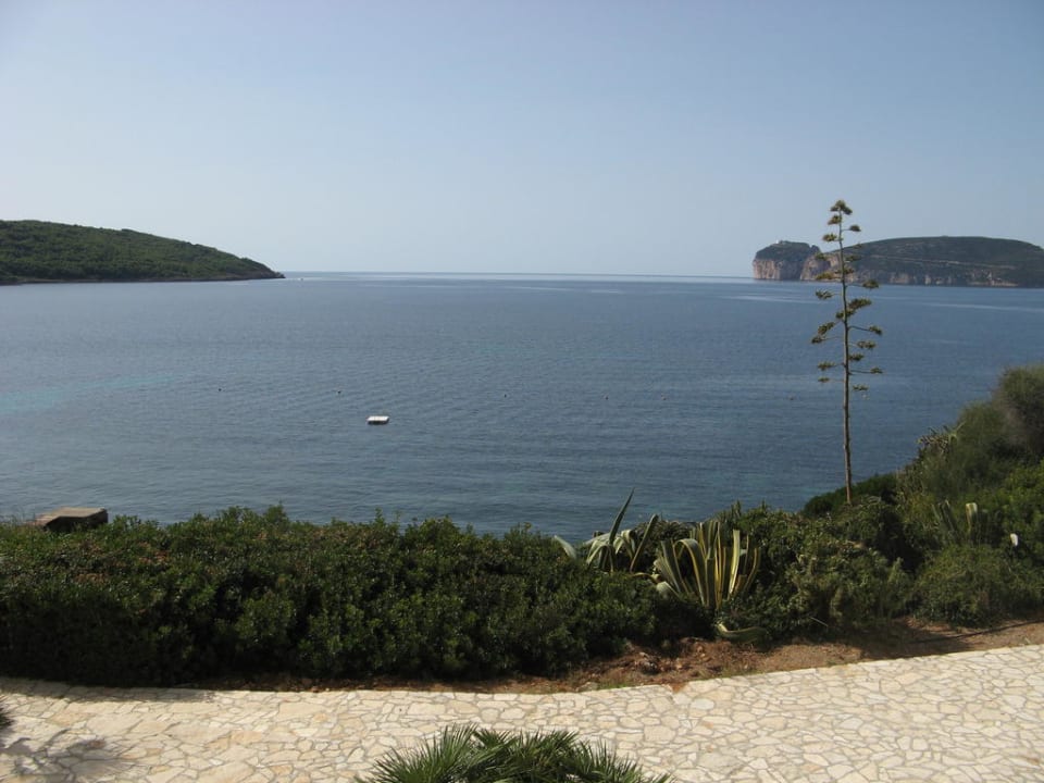 Hotel El Faro, Alghero: Fensterausblick Hotel El Faro