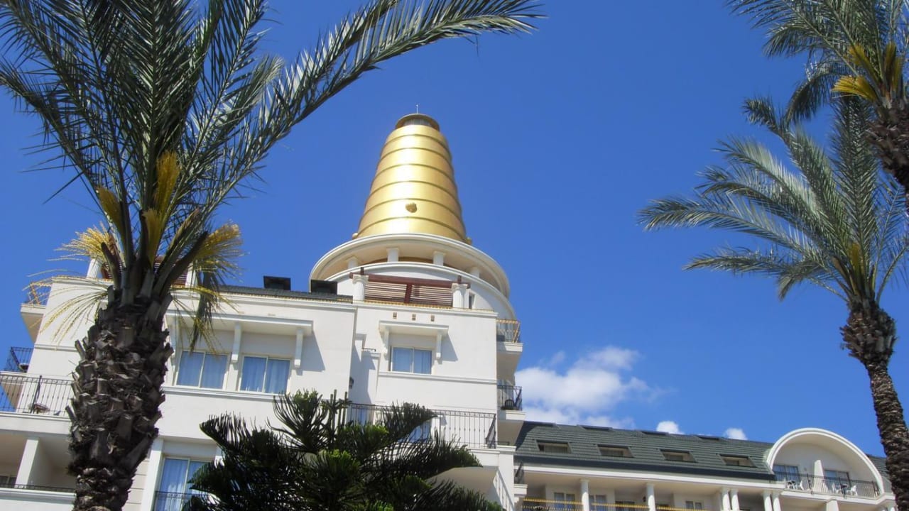 Vom Pool aus Hotel Delphin Diva
