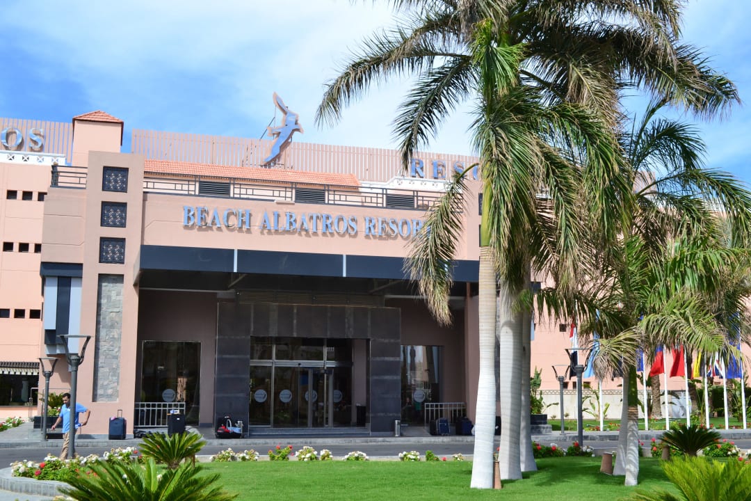 Eingangsbereich Beach Albatros Resort