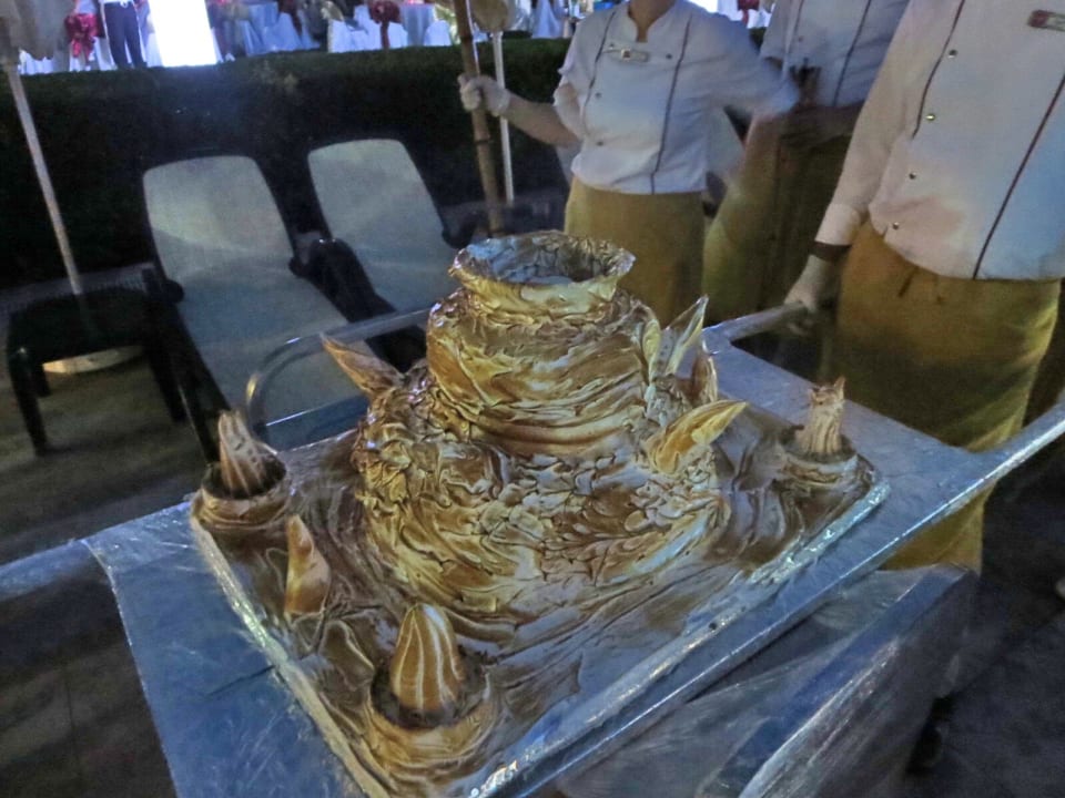 Eistorte am Galaabend  Trendy Aspendos Beach Hotel