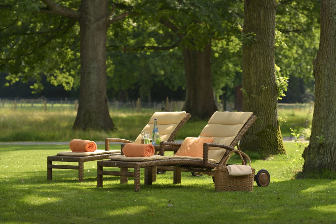 Spa Außenbereich Romantik Hotel Jagdhaus Eiden am See