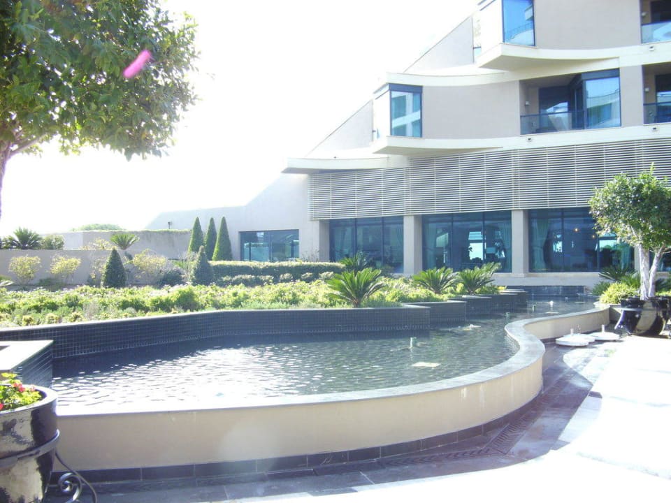 Ausblick auf die Anlagr Susesi Luxury Resort