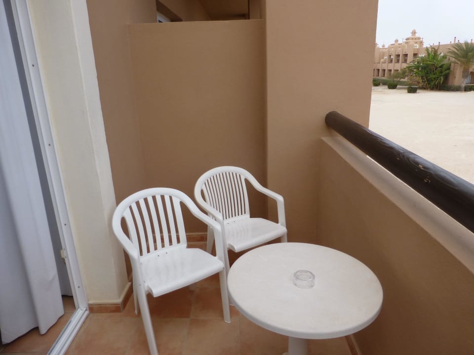 Balkon mit selbst reparierter Tür Hotel Riu Funana