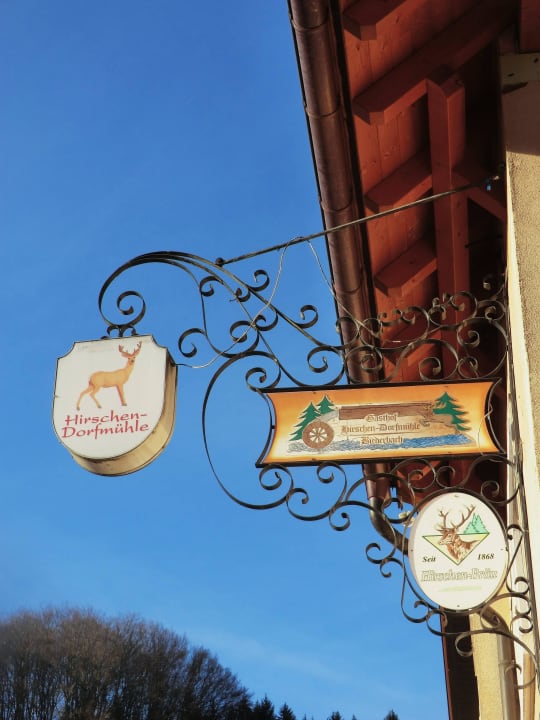 Logo am Haus Gasthaus Hirschen-Dorfmühle