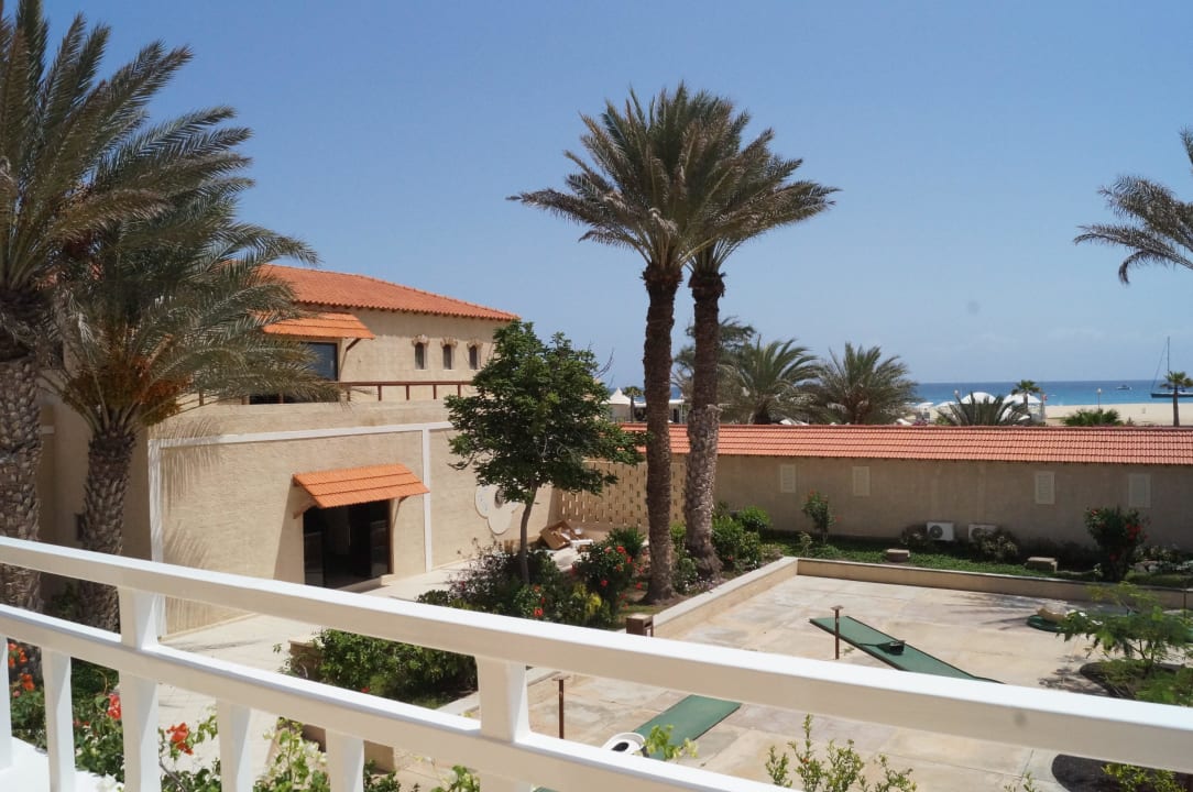 Ausblick von den Zimmern im OG 1 Hotel Morabeza