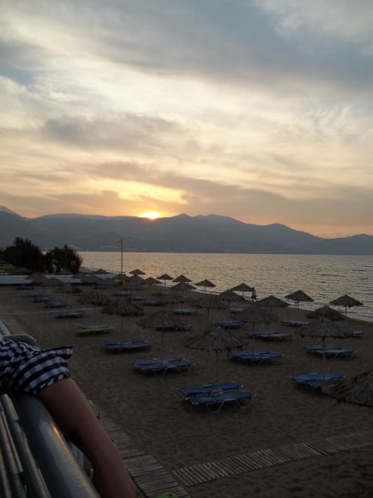 Aussicht von der Bar-Terrasse Civitel Creta Beach