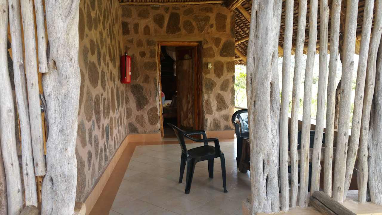 Terrasse Rhino Valley Lodge