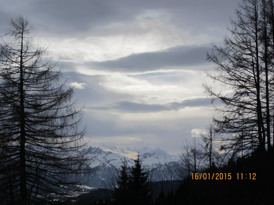 Ausblick von der Piste Familotel Allgäuer Berghof